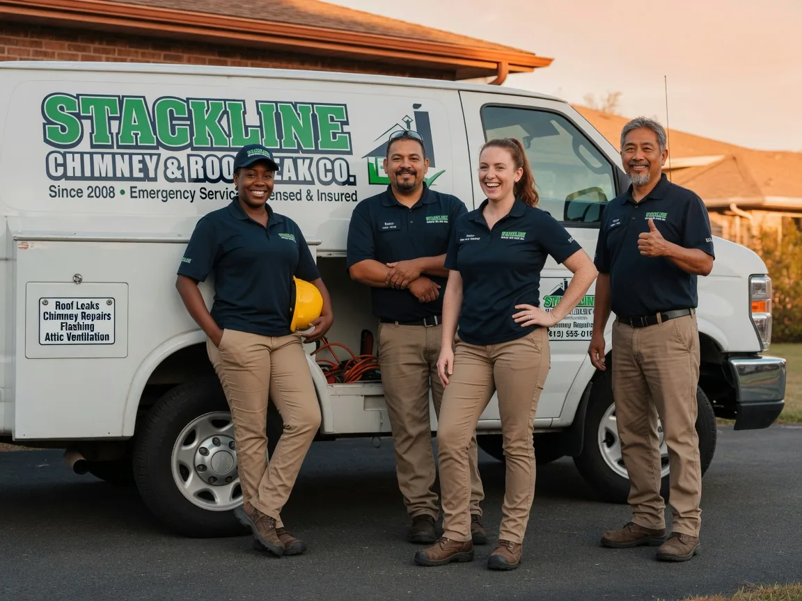 Chimney flashing repair company in Sheldon, ND